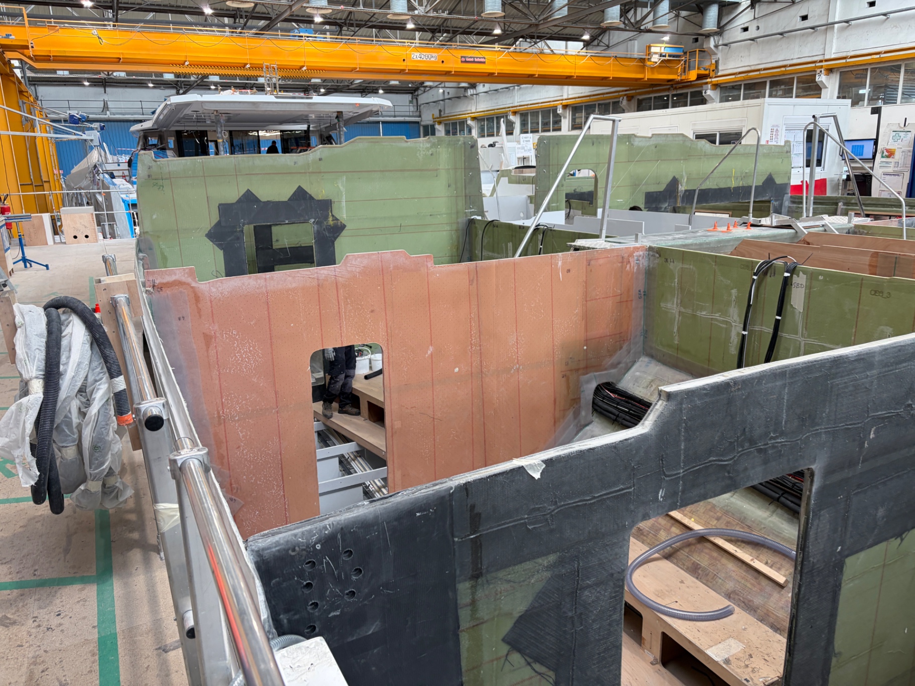 New-build yacht inspection at a Polish yard 3