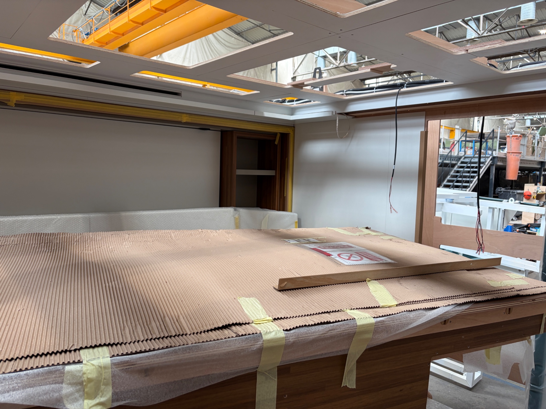 Owner's representative attending a new-build yacht in Poland 6