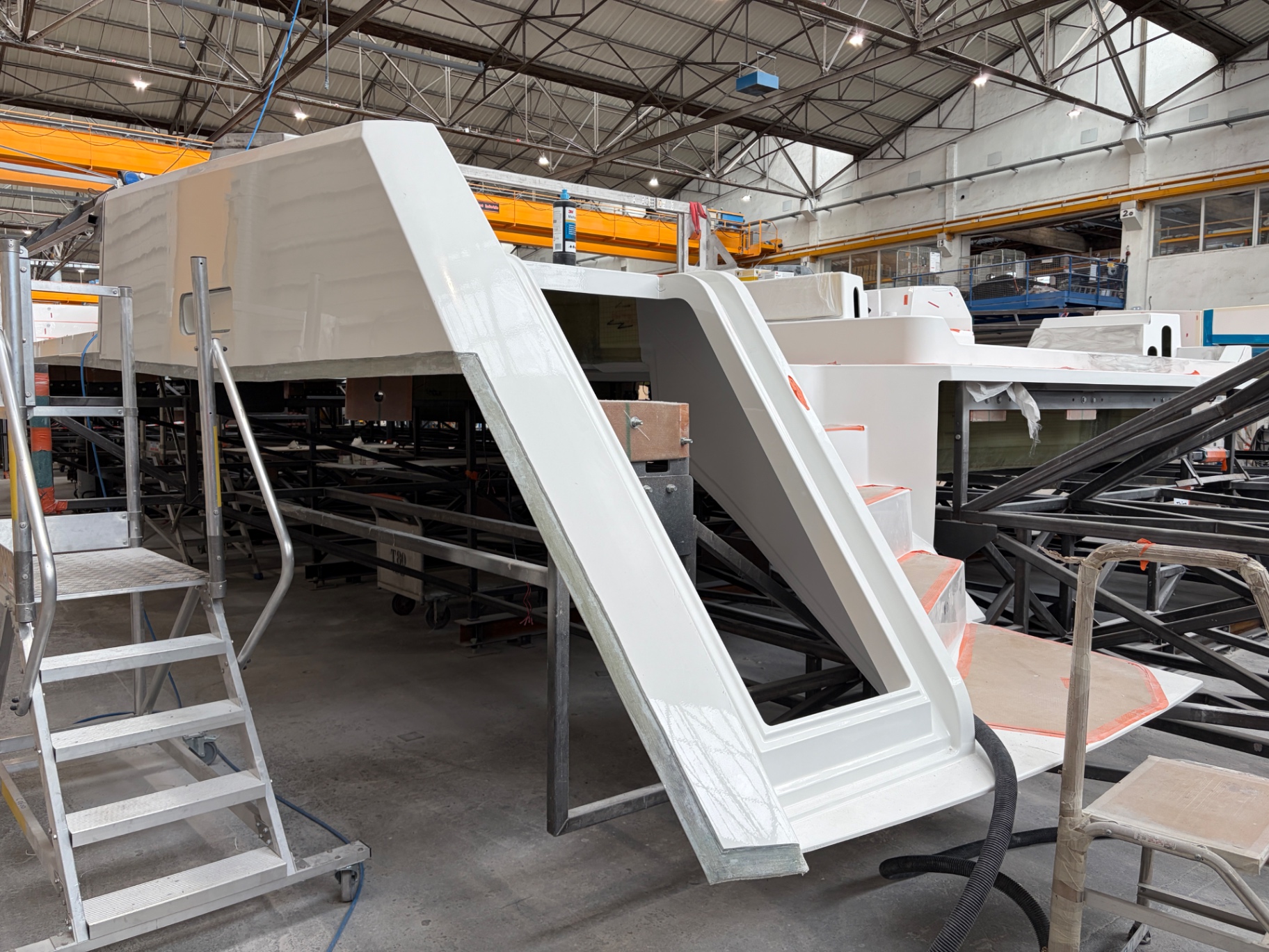New-build yacht inspection at a Polish yard 6