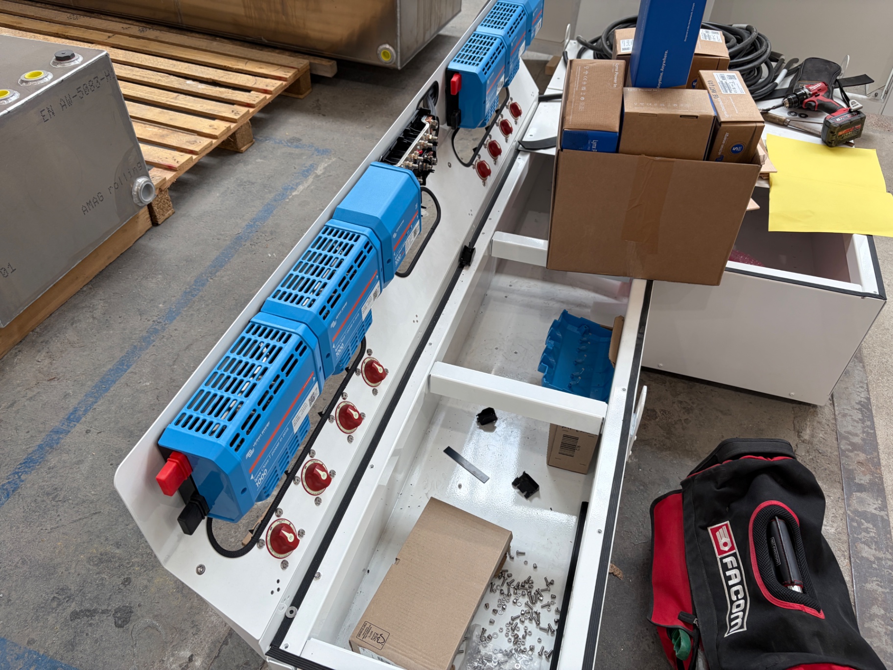 Owner's representative attending a new-build yacht in Poland 3