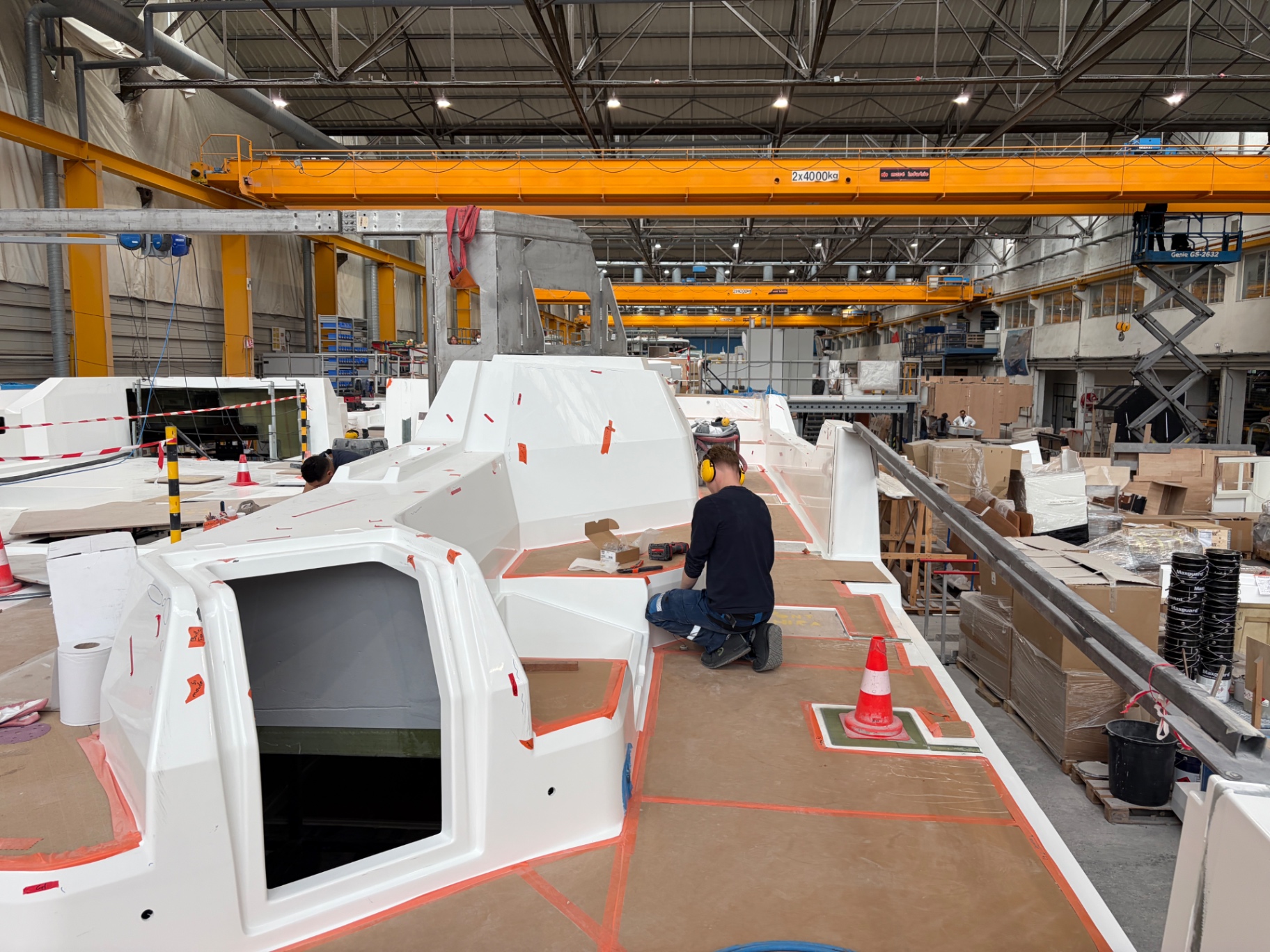 Owner's representative attending a new-build yacht in Poland 4